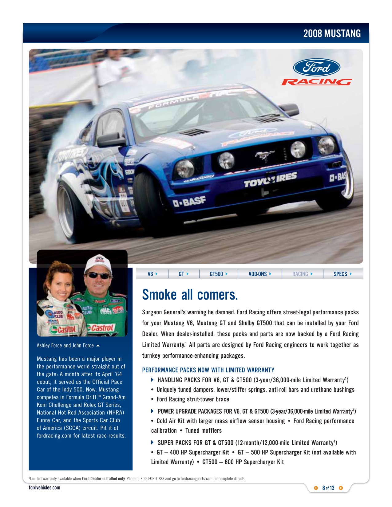 2008 Ford Mustang Brochure Page 6